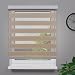 Produktbild Fensterdecor Duo-Rollo Doppelrollo mit Aluminiumkassette/Creme 160 x 180 cm (BxH)