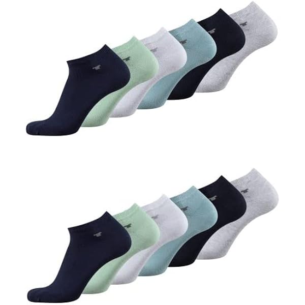 TOM TAILOR Basic Damen Socken 2er-Pack – Indigo Melange, Bequem Mit Komfortbündchen