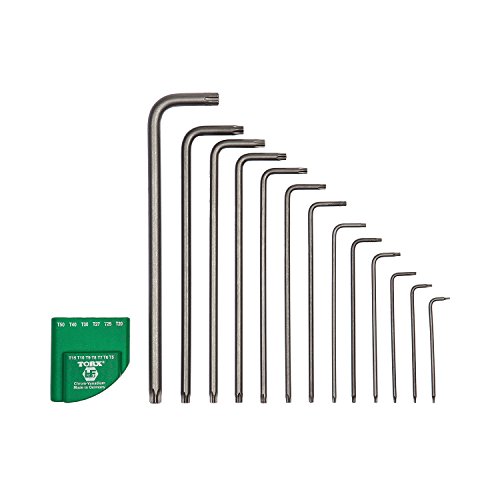 TORX® 70464 Winkel Schraubendreher Set 13tlg. T5-T50 | Made in Germany | Torxschlüsselsatz | Schraubenschlüssel | T5 | T6 | T7 | T8 | T9 | T10 | T15 | T20 | T25 | T27 | T30 | T40 | T50 | TX | für Torx Schrauben - 2