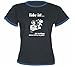 Produktbild Liebe ist ... T-Shirt schwarz/blau Girlie size in XL