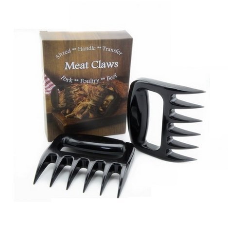 Roilois 2×Fleischgabel Premium-Fleisch Claws Für Pulled Pork Grill Sicher übertragen und Verwalten Shred Schnitzen Scheibe Hitzebeständig Digitale Rezept Führer Freie - 4