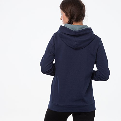 THOKKTHOKK Damen Kapuzenpullover Blau Bio Fair, Größe:S - 4