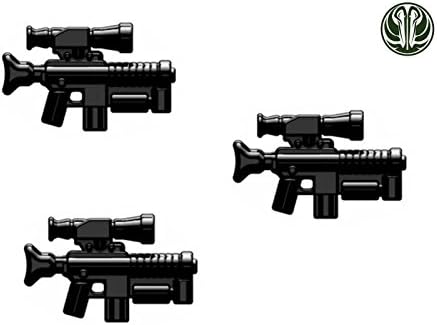 Set of 3 DC-19 Coreburner Blaster custom weapons for Lego Star Wars figures - Custom Brick Design / BrickArms weapons