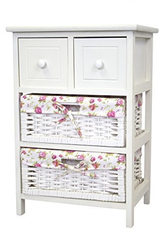 Preisvergleich Produktbild Holz Regal weiß klein - 58cm