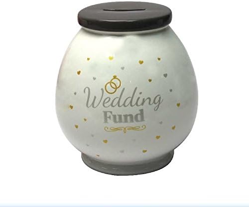 "Wedding Fund" Ceramic Novelty Money Pot / Jar