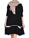 MatchLife Women's New Crew Neck Loose Fit Sweater Black