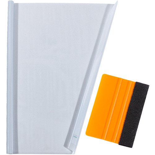 Rovtop 90*200cm Fensterfolie Sichtschutzfolie Glasdekorfolie Selbstklebend Fensterfolie Milchglasfolie - 2