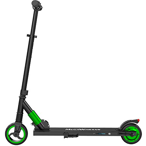 M MEGAWHEELS Monopattino Elettrico Pieghevole Scooter,10-12Km di Autonomia,velocità Fino a 23km/h, per Adulto,Bambini