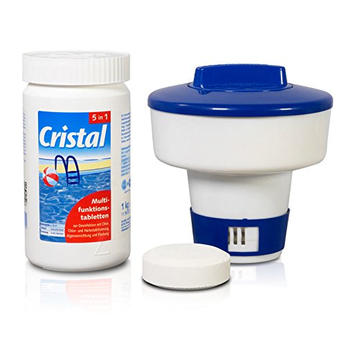 SET Multifunktionstabletten Chlor 5 in 1 (200 g) + Chlordosierer