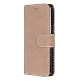 BONROY® Tasche Hülle für Handyhülle für Samsung Galaxy J3 PRO (5,0 Zoll) Retro matte Leder PU Leder Flip Schutzhülle Case Cover Etui Lederhülle mit Silikon Back Cover PU Leder Handytasche im Bookstyle Stand Funktion Kartenfächer Schale Stoßfest Handyhülle für Samsung Galaxy J3 PRO (5,0 Zoll) - 