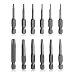 Produktbild LouiseEvel215 1 Satz 12 stücke S2   hochwertigen Stahl Pflaumenblüte 50mm T5-T40 Magnetische Hohl Torx Schraubendreher-Bits Sets