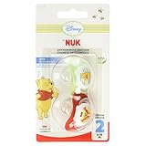 NUK Disney Winnie the Pooh 0-6mths Silicone Orthodontic Soother (2 pack)
