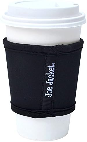 Joe Jacket Neoprene Drink Insulator Sleeve, Cup Grip, Black
