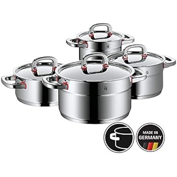 WMF Function 4 Topfset 4-teilig, Cromargan Edelstahl