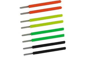 FUN FISHING Kit Antennes Series Pro - 2,0mm (Rouge, Jaune, Vert, Noir) - x8