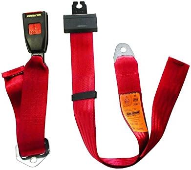 Securon 210RED Static Lap Seat Belt, Red