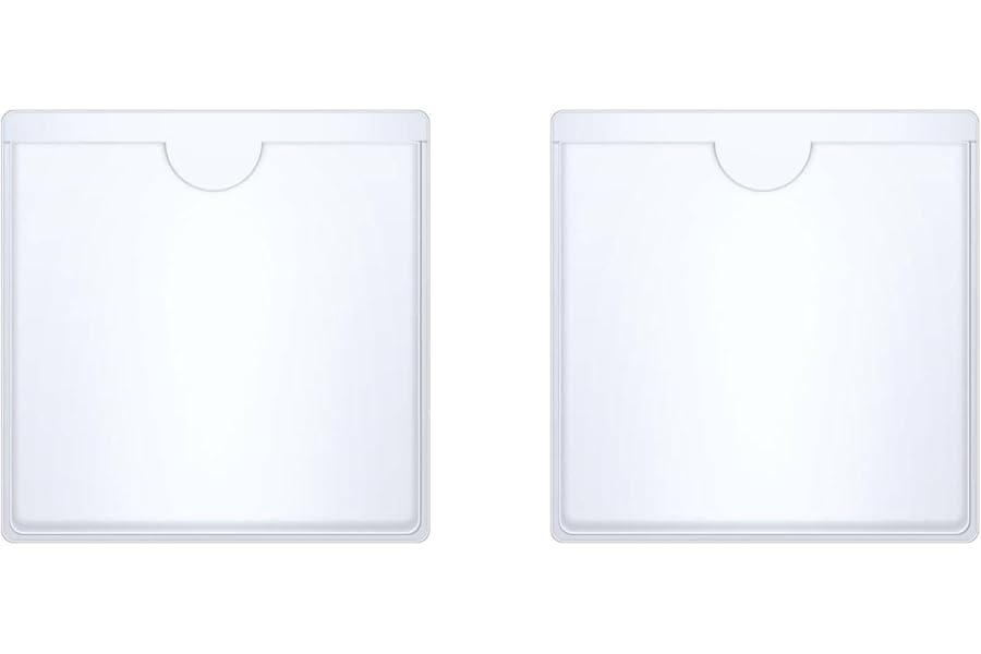 Lumivra 2-Pack Parking Permit Holders – Clear, Adhesive-Free Sleeves for Windshield Display of Passes, Tickets & Licenses – Universal Fit for All Vehicles