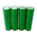 Produktbild kwmobile 4X LG INR18650-MJ1 Akku 3500mAh 3,7v Lithium-Ionen 18650 Batterie - Ideal für Sub-Ohm Dampfer E-Zigarette Flat Top Flachpol, Menge: 4 Stück