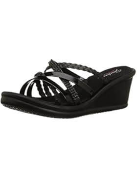 Skechers Rumblers Wild Child Damen Durchgängies Plateau Sandalen