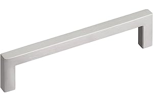 SOTECH Poignée de meuble Poignée barre E8 inox véritable Entraxe 128 mm