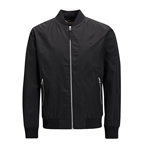 Jack & Jones Herren Blouson Jacke Bomber Black, Gre:L;Farbe:black