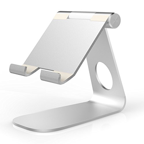 Hekunyao 270°Grad Multi-Winkel Verstellbare Aluminium Handy & Tablet Ständer Vorder Leser für Tablet PC, E-Reader, Smartphones,iPhone, iPad