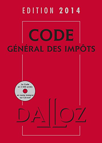 Code général des impôts 2014 avec cédérom Code général des impôts 2014 avec cédérom