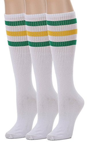 Preisvergleich Produktbild 3 paar kniestrümpfe damen herren knie socken college socken
