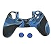 Produktbild Bunte Silikon Skin Cover Schutzkoffer mit 2 Pcs Griff Silikon Daumen Caps für PS4 Controller Blau