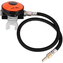 SolUptanisu Détendeur de plongée, Détendeur de plongée sous-Marine avec Plongeur 2ème étape Explorateur de détendeur de plongée Compact avec Embout Accessoire pour équipement de plongée