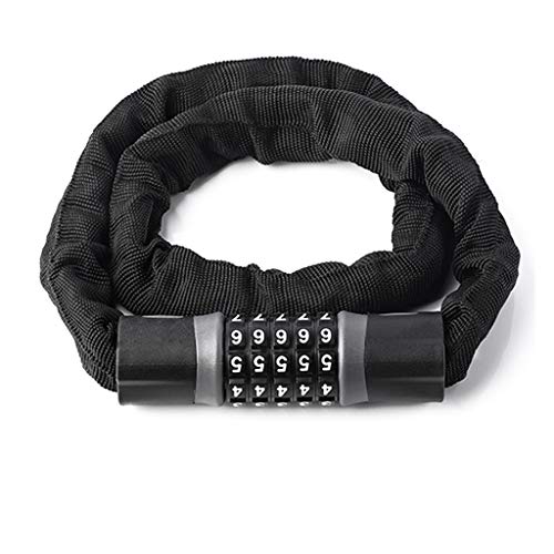 Preisvergleich Produktbild BPXT Kettens Chloss, Mountainbike Elektrisches Motorrad Kettenschloss Fahrradschloss Diebstahlsicherung Passwortsperre Fixiert Kettenschloss (größe : 90cm)