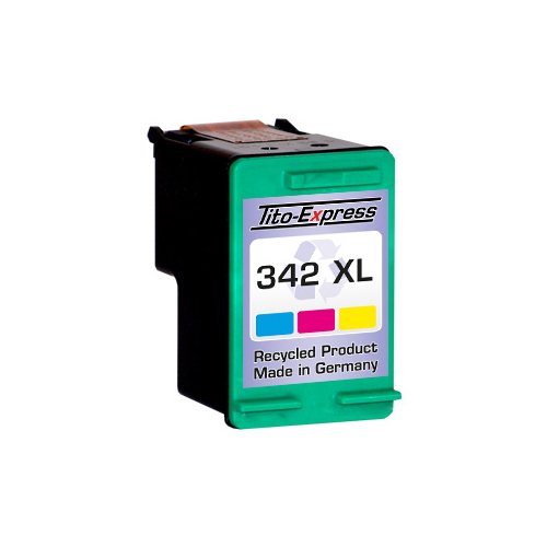 PlatinumSerie® 3x Druckerpatrone für HP 337 XL & HP 342 XL Photosmart 2500 C4170 C4175 C4180 C4190 - 4