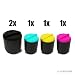 Produktbild Eurotone Toner für CLP-300 CLX-2160 CLX-3160 FN N ersetzen Samsung 2x CLP-K300A , 1x CLP-C300A , 1x CLP-Y300A , 1x CLP-M300A Patronen im Bundle Original EUROTONE ( ISO-Norm 19798 )
