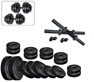 Body Maxx 30Kg-Combo 14 Dumbbells Kit 15 Inches Dumbells Rod