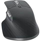 Logitech MX Master 3S – kabellose Performance-Maus mit ultraschnellem Scrollen, ergonomisch, 8K DPI, Glass Tracking, leises K