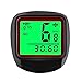 Produktbild WZTO Fahrradcomputer Kabellos Wasserdicht Fahrradtacho Automatische Aufwachen 14 Funktionen Radcomputer mit LCD Hintergrundbeleuchtung für Outdoor Radfahren Fahrrad