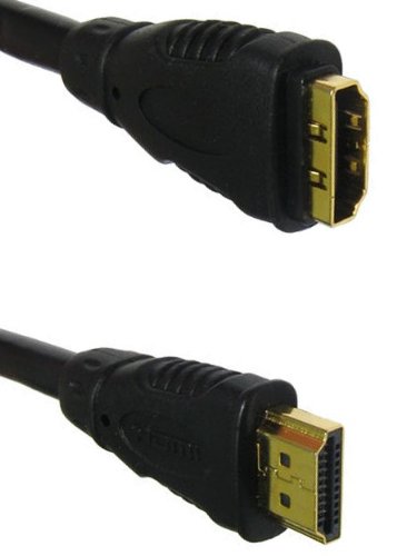 10m HDMI-Verlängerungskabel - 24 Karat vergoldete - 1080p - v1.3 - Audio & Video - Full HD - männlich zu weiblich - av