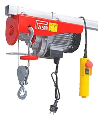 DUA Exports Mini Electric Hoist for Domestic Purpose and Small Jobs (Capacity - 500 kg) Mini Crane