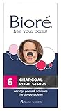 Bioré Charcoal Pore Strips - Pack of 6