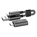 Produktbild PhotoFast MemoriesCable Gen3, ultimatives Lightning zu USB 3.1 Ladekabel mit USB-C Aufsatz, das Ihre Daten auf innovative Weise verwaltet, sichert und lädt, 32GB, schwarz