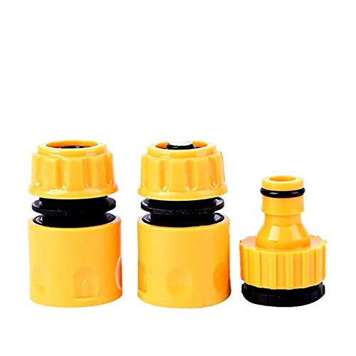Zhongsheng Set de riego para jardín y al Aire Libre, Pistola de riego con pulverizador múltiple (3Pcs Garden Car Water Hose Pipe)