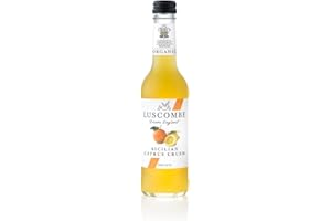 Luscombe - Sicilian Citrus Crush (12x27cl) - Devon Spring Water, Sicilian Orange & Lemon Juice, All Natural Organic Ingredients, Vegan & Gluten Free