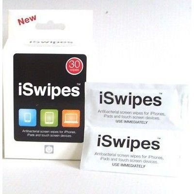 Iswipes Antibacterial 50 Reinigungstücher für iphones ipads und Touchscreen android Geräte von ADS