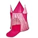 Vinsani Childrens Girls Princess Pink Castle Pop-up Indoor Outdoor Play Tent Fun Playhouse