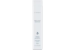 L'ANZA Healing Moisture Tamanu Cream Shampoo - Cleans, Moisturises, and Refreshes Dry and Coarse Hair, Rich with Tahitian Tamanu Nut Oil, Sulfate-free, Paraben-free, Gluten-free Formula (300ml)