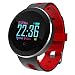 Produktbild Romsion Fashion Bluetooth Smart Watch Herzfrequenz Sauerstoff Blutdruck Sport Fitness Tracker (rot)