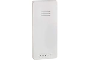 TFA Dostmann Temperatursender, 30.3207.02, Ersatzsender für Funk-Wetterstation Sun (35.1133), Außentemperatur, weiß