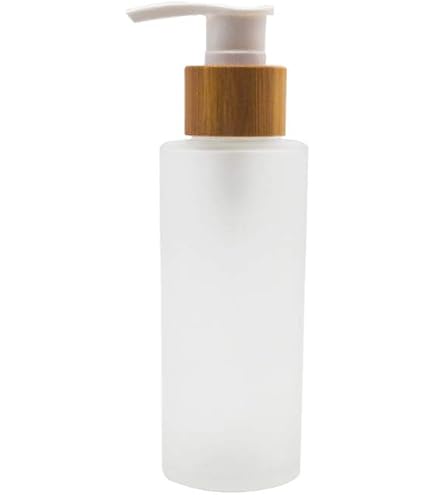 Bamboopack Lot De 2 Flacons à Pompe Vides 150 Ml - Plastique Alimentaire Transparent Pour Savon, Shampoing, Gel Douche - Voyage Et Maison