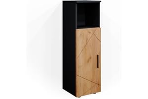 ‎VICCO Vicco Midischrank Irma, Anthrazit/Eiche, 30 x 95 cm