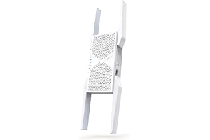 TP-Link RE655BE Tri-band Wi-Fi 7 förstärkare repeater BE9300, upp till 5764 Mbit/s (6 GHz) + 2882 Mbit/s (5 GHz) + 688 Mbit/s (2,4 GHz), EasyMesh, 1 × 2,5 Gigabit LAN-port, 4 × extern antenn WPA3